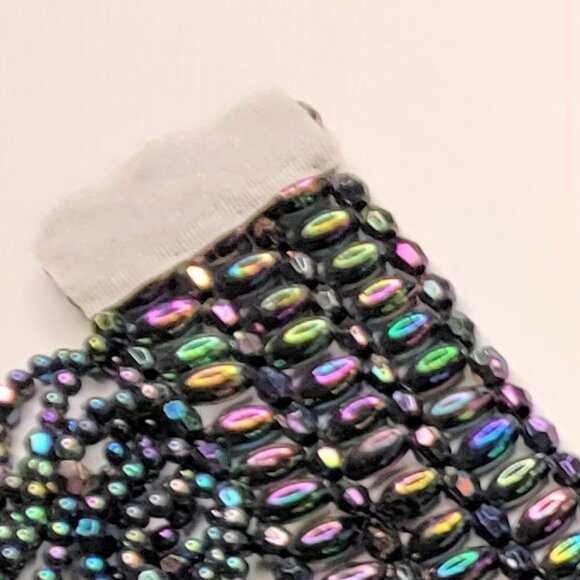 STATEMENT Necklace Multilayer Multicolor Sparkly Bead Halloween Party - Picture 9 of 14